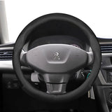 Ultra-Thin Breathable Leather Wheel Cover Peugeot Car Interior Accessory Hocasen