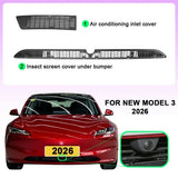 Lower Bumper Anti Insect Net Anti Dust Proof Inner Vent Grille Cover Insect-proof Front Cover For Tesla Model 3 Highland 2026