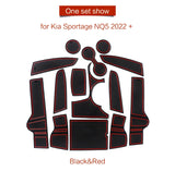 Anti-Slip Gate Slot Cup Mat for Kia Sportage Car Interior Accessory OEM