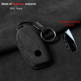 Suede Car Key Case for BMW For G38 G12 F49 i20 G07 G08 1 5 7 Series x1 x5 x7 ix XM i7 M760 Keychain Accessories