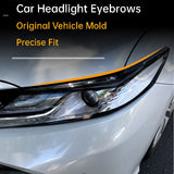 For Toyota Camry XV70 XV80 2018 and Later Car Headlight Eyebrow Surround Decoration Sticker Exterior Accessories Car Exterior