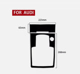 Piano Black Center Console Shift Case Frame Cover Trim For Audi Q7 2008-2015 Accessories Sticker Car Interior Accessory OEM