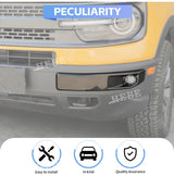 ABS Chrome Fog Light Cover for Ford Bronco Sport 2021-2025 Car Interior Accessory HEBE