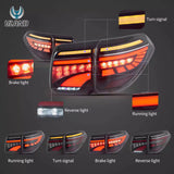 LED Taillight with Dynamic Welcome for Nissan Patrol Car Interior Accessory VLAND