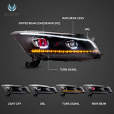 Projector Headlights with LED DRL for Accord 2008-2012 Car Interior Accessory Vland
