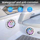6.5 Inch Waterproof RGB Speaker for Marine Boats Car Speaker OEM
