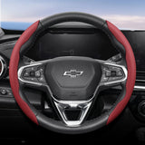 Breathable Leather Steering Wheel Cover for Chevrolet Cruze