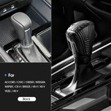 Car Silicone Gear Shift Knob Cover For Accord / Civic / Crider Anti-Slip Lever Shifter Boot Interior Premium Tuning Accessories
