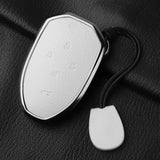 5 Button Aluminum Alloy Goatskin Car Key Case Cover For Trumpchi GAC 2021 Empow J11 J12 J13 J14 J15 J16 GS8 Keychain Accessories