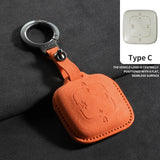 Car Remote Key Case Cover For ZEEKR X 001 7X 001 007 009 Suede Key Bag Cover Shell Protector Keychain Auto Interior Accessories