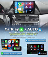 9-Inch QLED Android 15 Multimedia Player for Honda Odyssey Android Head Unit RSNAVI