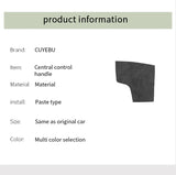 For Audi A6 A7 (2019-2025) Sport Gear Shift Knob Cover Boot Trim Sticker Made of Alcantara