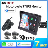 7Inch DVR Dashcam GPS with Wireless CarPlay Auto Dashcam AKAMATE