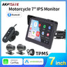 7Inch DVR Dashcam GPS with Wireless CarPlay Auto