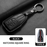 Leather Car Key Case Cover Shell Fob For Hongqi