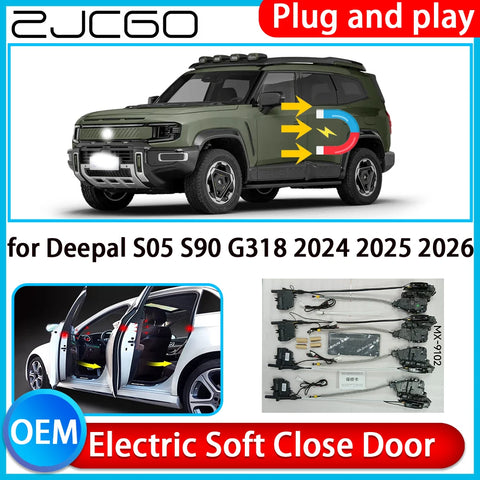 Electric Soft Close Door Kit for Deepal S05 S09 G318 2024-2026 Car Interior Accessory ZJCGO