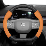 Nio Carbon Fiber Leather Steering Wheel Cover Fit