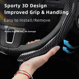VW Carbon Fiber Wheel Cover for Golf Passat Jetta Car Interior Accessory Hocasen
