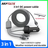 Starlink Mini Power Cable 3IN1 for All Cars Car Interior Accessory AKAMATE