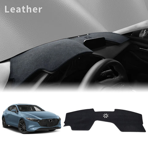 Premium Leather Dashboard Cover Mat for Mazda 3 Axela 2019–2025 Dashboard Mat CATUSIKI