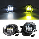 3.5 Inch LED Fog Lights for Toyota Models Car Interior Accessory MAGIC COLORM White Yellow