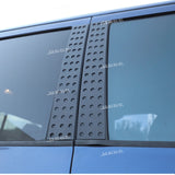 Window Cover Trim Black Aluminum for Dodge Ram 1500