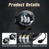 3.5 Inch LED Fog Lights for Toyota Models Car Interior Accessory MAGIC COLORM