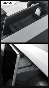 Rear Screen Storage box for Tesla Model Y Launch 2025 and Model 3 Highland 2024 Dashboard bracket Tissue Box Tray ECT Panel D