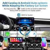 Wireless CarPlay Android Auto Interface for Mercedes Benz W213 CarPlay Retrofit Module ANYFAR