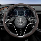 Segmented Leather Wheel Cover for Mercedes-Benz