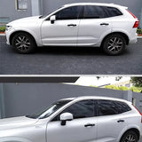 Black Glossy Door Handle Covers for Volvo XC60 Car Interior Accessory LINGLUYANG