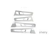 Glossy Door Decoration Trim for Volvo XC40 C40 Car Interior Accessory LINGLUYANG silvery