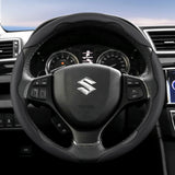 Breathable Leather Steering Wheel Cover for Suzuki
