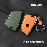 Metal and Leather Car Key Case for BMW Car Key Case OEM