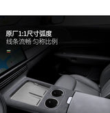 Suede Center Console Gear Shift Panel Protector