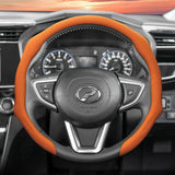 Perforated Leather Wheel Cover for Perodua Myvi