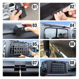 Rear Window Rack for Jeep Wrangler JL 4-Door 18+ Car Interior Accessory HEBE
