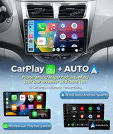2K QLED Android Multimedia Player for Hyundai Solaris 2010-2016 Android Head Unit RSNAVI