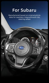 Carbon Fiber Quick-Release Cover for Subaru Car Interior Accessory Hocasen