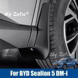 Car Styling For BYD Sealion 5 DM-i 2025 2026 Car ABS Mud Flaps Splash Guard Mudguards MudFlaps Front Rear Fender Accessories