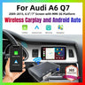 Wireless CarPlay Android Auto Retrofit for Audi A6 Q7 2009–2015
