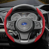 Subaru Anti-Slip Suede Steering Wheel Cover Set