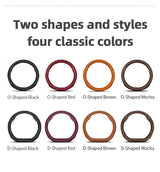 Breathable Leather Steering Wheel Cover for Mercedes C