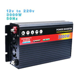 12V/24V DC To AC 220V Power Inverter Car Inverter Voltage Converter 2000W/3000W with USB Car Charger for Auto Home