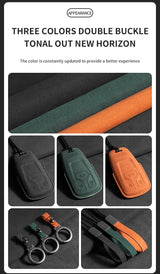 Suede Car Key Case Cover for Audi A6 A4 A7 Q5 A5 A4 B9 Q5 Q7 TT TTS 8S 2016 2017 Car Interior Accessory OEM