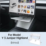 For Tesla Model Y 3 Under Screen Magnetic Double-Layer Organizer Case Car Interior Accessory OEM Model Y 3 NewB