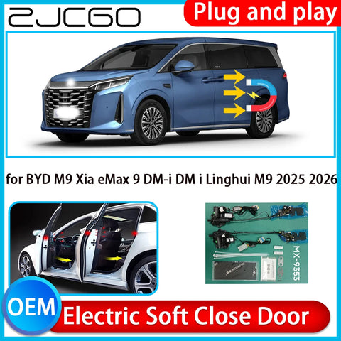 Automatic Soft Close Door Kit for BYD Xia M9 2025 2026 Car Interior Accessory ZJCGO Default Title