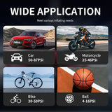 Portable 12V Car Jump Starter 2500A, 150PSI Air Compressor Battery Booster Power Bank Jump Starter, Air Compressor, Power Ban