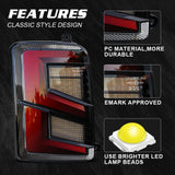 LED Tail light for Lada 4X4 Niva 1995+ Car Brake Rear Light Reversing Turn Signal 12v DRL Running Light Led Lamp Car Accessor