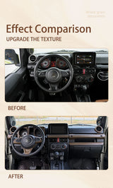 Wood Grain Console Panel Trim for Suzuki Jimny JB74